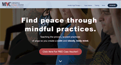 Desktop Screenshot of mindfulyogatherapy.org