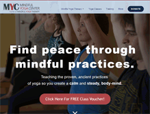 Tablet Screenshot of mindfulyogatherapy.org